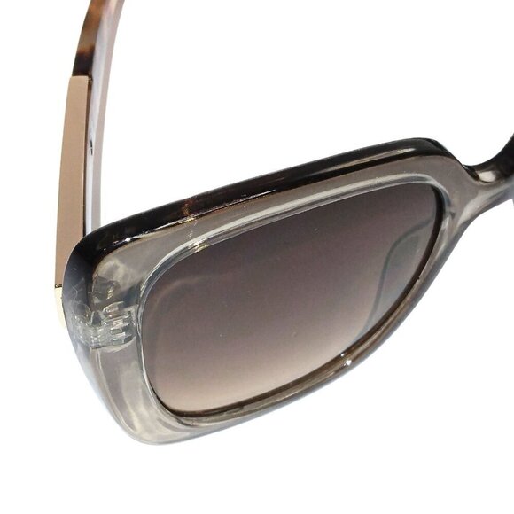 JONES NEW YORK SMOKEY BROWN, GOLD & TORTOISE SUNGLASSES - NWT - Picture 2 of 4